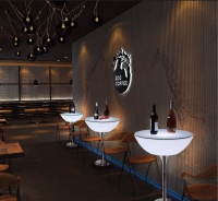 Комплект светящейся мебели Стол+2 стула V10